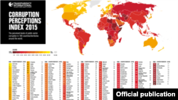 Indice de Percepção da Corrupção 2015