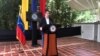El líder opositor venezolano Juan Guaidó en una conferencia de prensa en el este de Caracas, el 19 de mayo de 2021. Foto: Álvaro Algarra - VOA.