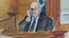 Салман Рушди дает свидетельские показания в зале суда. Мэйвил, штат Нью-Йорк. 11 февраля 2025 г. 