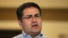 El presidente hondureño Juan Orlando Hernández envía un mensaje luego de que su hermano Juan Antonio "Tony" Hernández fuera declarado culpable de narcotráfico en Estados Unidos, en Tegucigalpa. [Archivo]