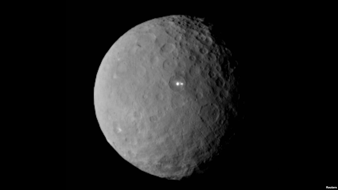 The dwarf planet Ceres taken by NASA's Dawn spacecraft on February 19, 2015, from a distance of nearly 29,000 miles is shown in this handout photo provided by NASA, March 2, 2015. 