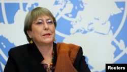Cao ủy Nhân quyền Liên Hiệp Quốc Michelle Bachelet.