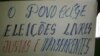 Angola eleições cartaz