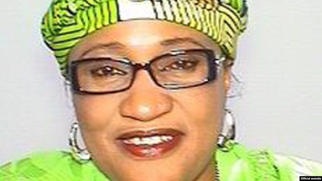 Sanata A'ishah Jummai Alhassan, 'yar takarar gwamnan Taraba kuma wadda yanzu tana cikin jerin sunayen ministocin Shugaba Buhari