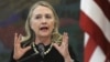 U.S. Secretary of State Hillary Clinton speaks during a news conference with Croatian President Ivo Josipovic in Zagreb, October 31, 2012. 