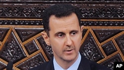 Syrian President Bashar al-Assad, addresses the Parliament, in Damascus, Syria (File Photo - March 30, 2011)