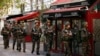 Soldiers launch operation in St. Denis, a northern suburb of Paris, Nov. 18, 2015. 
