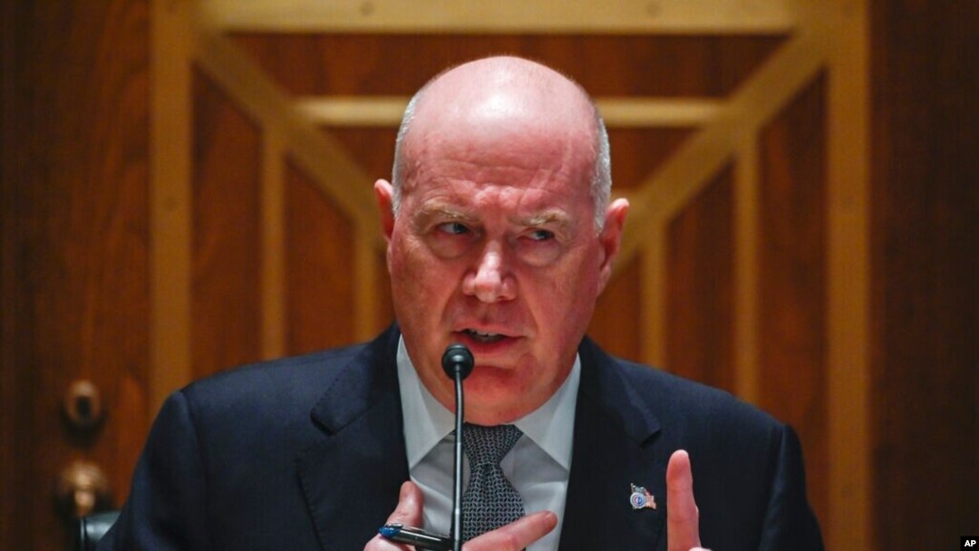 Colonial Pipeline CEO Joseph Blount testifies during a Senate Homeland Security and Government Affairs Committee hearing on Capitol Hill, in Washington, June 8, 2021.