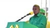 Tanzania's President John Magufuli addresses supporters during a campaign rally at the Tanganyika Parkers Grounds in Kawe in Dar es Salaam, Tanzania, Oct. 14, 2020. 