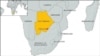 Map of Botswana