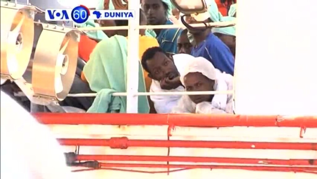VOA60 DUNIYA: Kasar Italiya Sama Da Yan Cirani 2500 Aka Samu Cetowa, Yuni 23, 2015