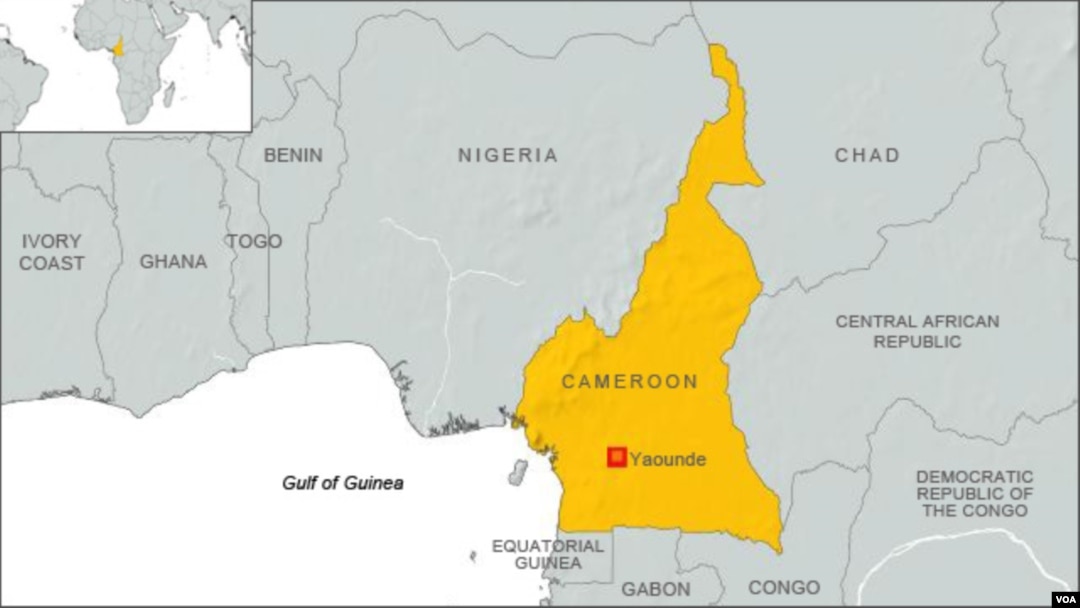 Map of Cameroon