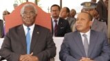 Presidente da República Manuel Pinto da Costa e Primeiro-ministro Patrice Trovoada. 
