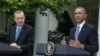 President Barack Obama (right) and Turkish Prime Minister Recep Tayyip Erdogan at joint news conference May 16, 2013