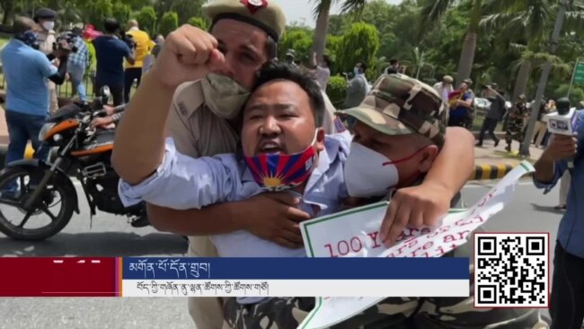 བོད་ཀྱི་གཞོན་ནུ་ལྷན་ཚོགས་ཀྱིས་རྒྱ་ནག་གཞུང་ཚབ་ཁང་དུ་རྒོལ་མཆོང་།