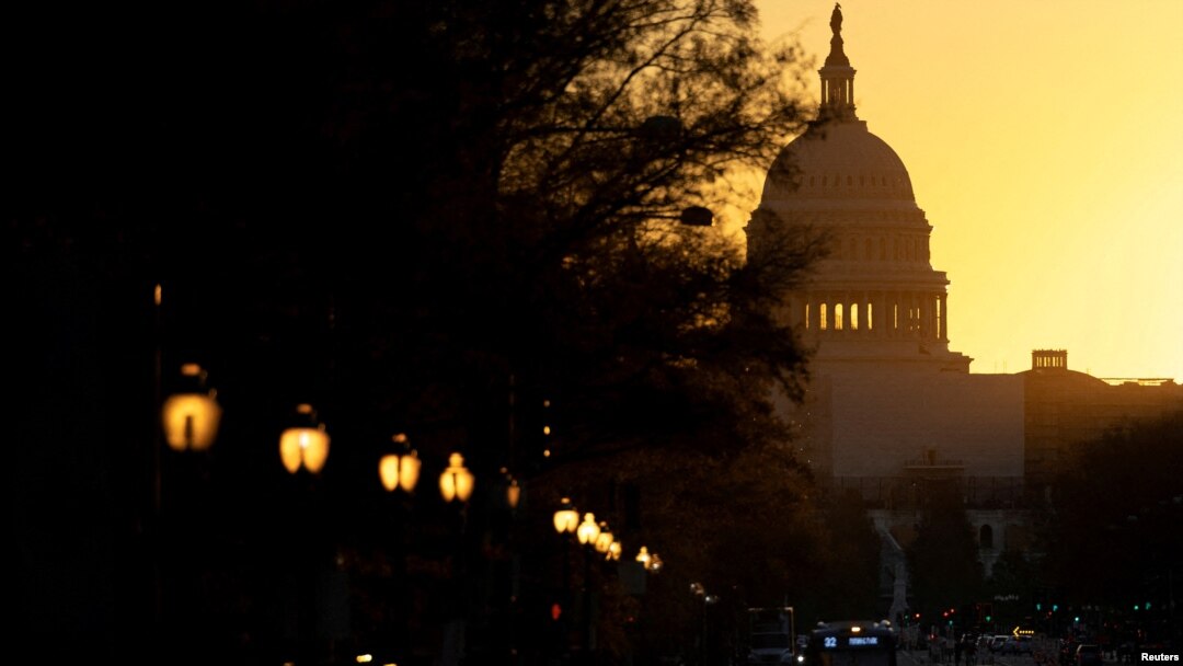 Sun rises over the U.S. Capitol following midterm elections in Washington